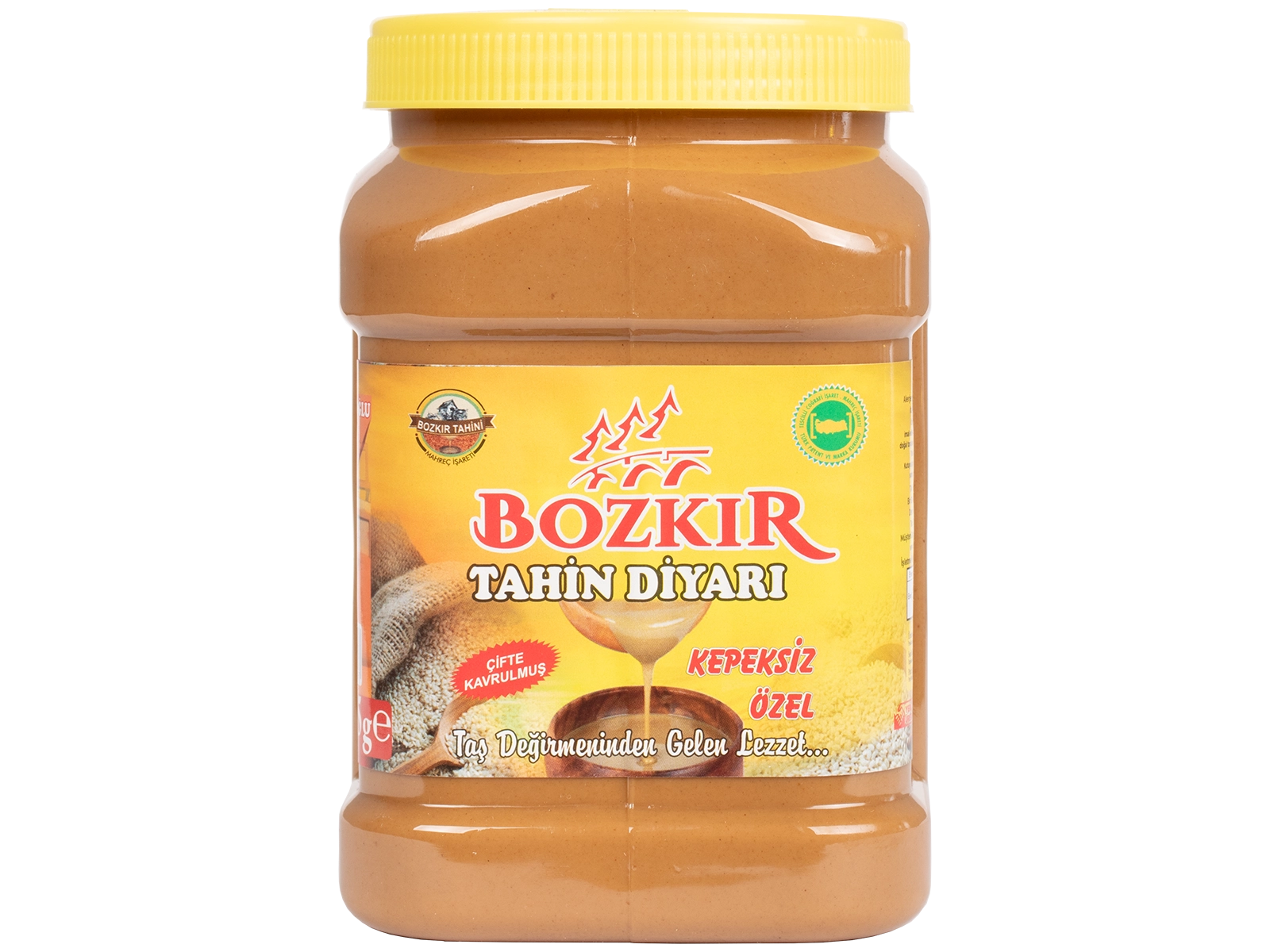 Güleroğlu Kepeksiz Bozkır Tahini Plastik Kutu Net 935 Gr