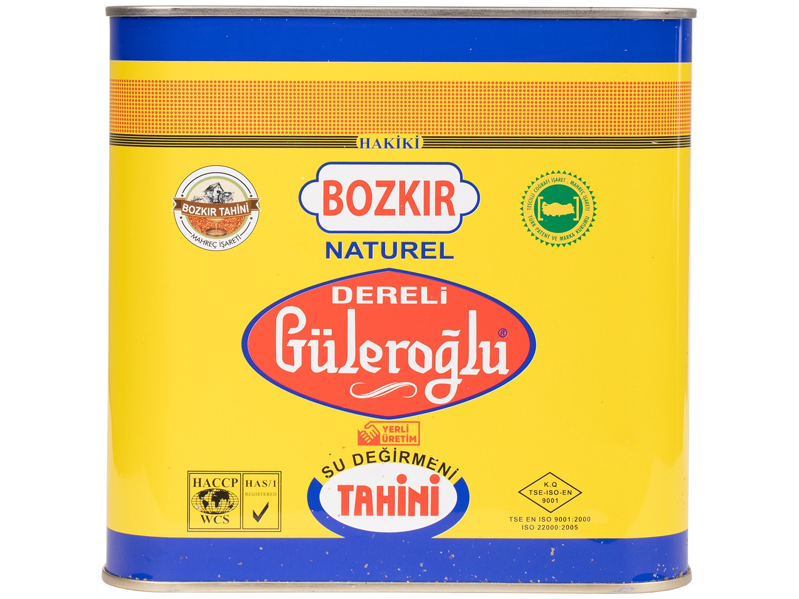 Güleroğlu Beyaz Bozkır Tahini Teneke Kutu Net 1750 Gr