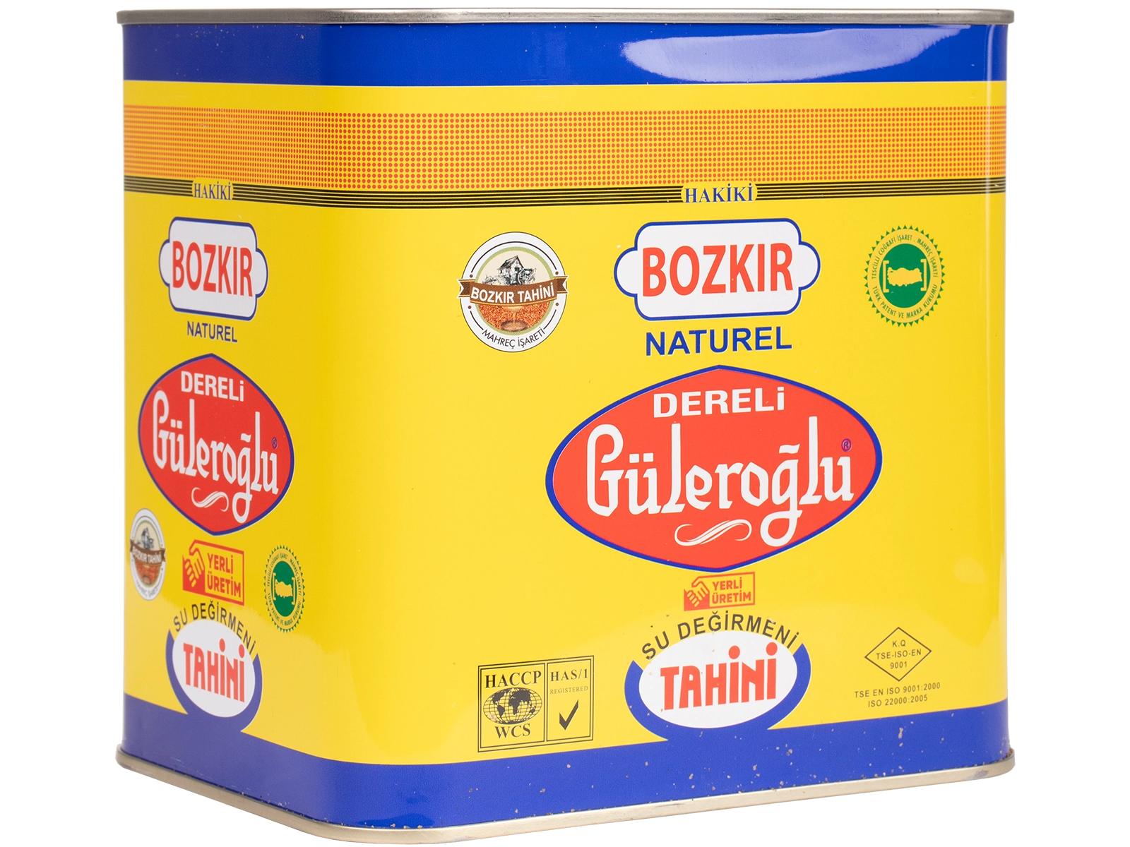 Güleroğlu Kepeksiz Bozkır Tahini Teneke Kutu Net 1750 Gr