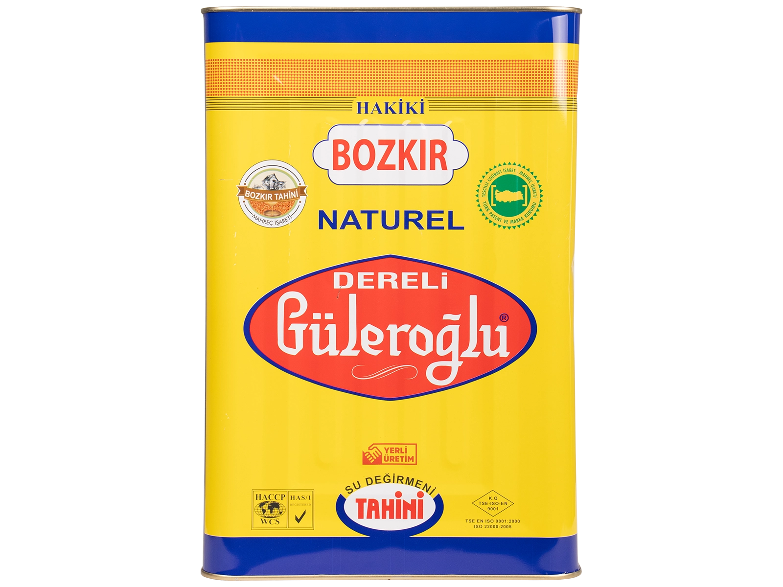 Güleroğlu Kepeksiz Bozkır Tahini Teneke Kutu Net 19 Kg