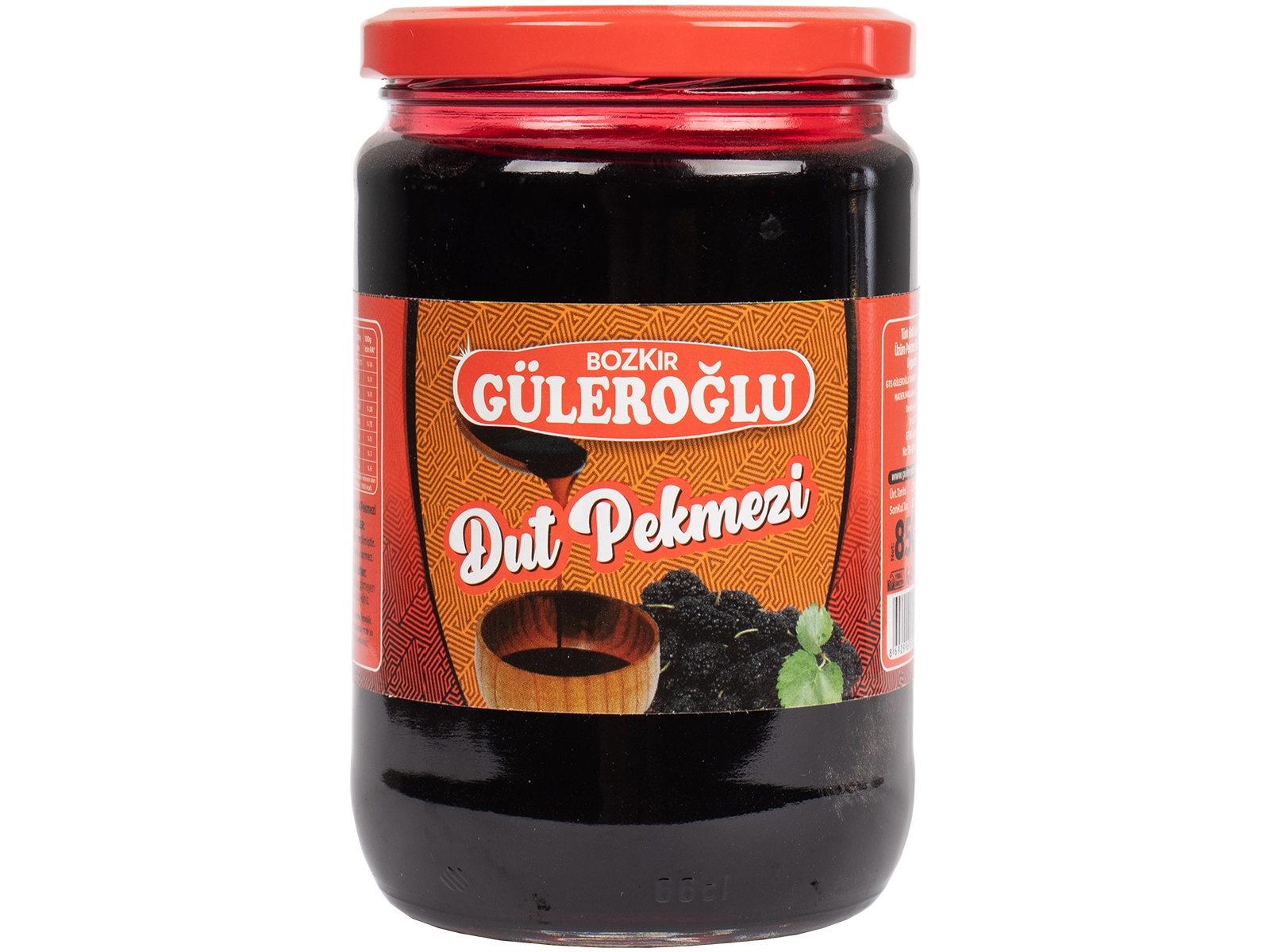 Güleroğlu Dut Pekmezi Cam Kavanoz Net 850 Gr