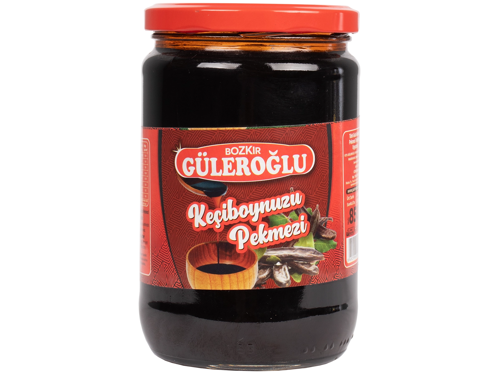 Güleroğlu Keçiboynuzu Pekmezi Cam Kavanoz Net 850 Gr