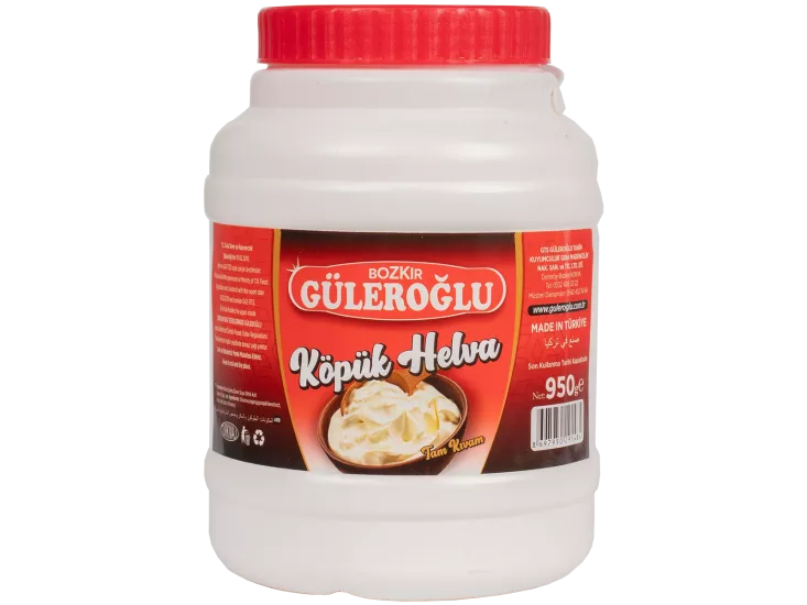 Güleroğlu Köpük Helva Plastik Kutu Net 950 Gr