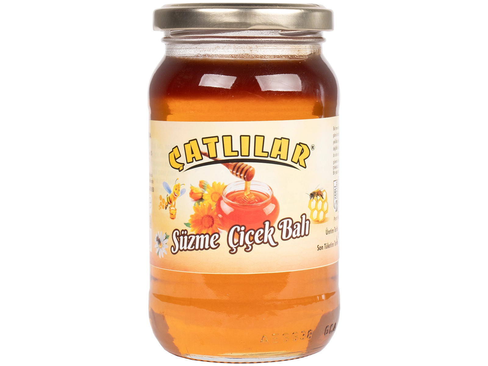 Süzme Bal Cam Kavanoz Net 500 Gr